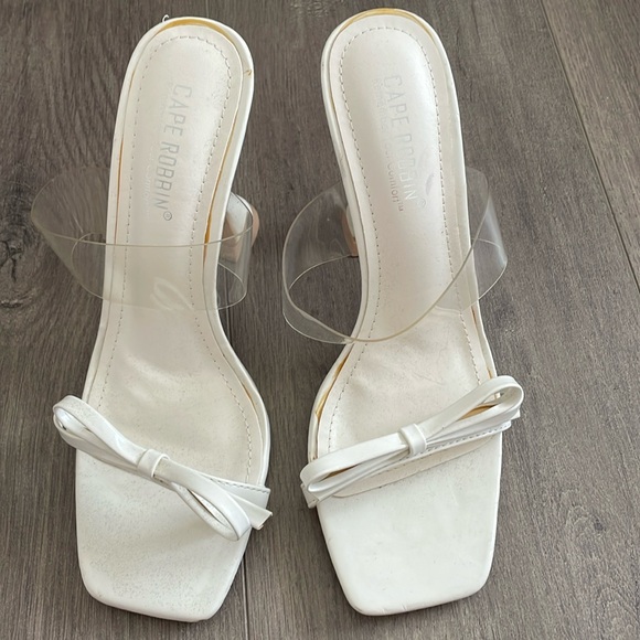 Cape Robbin champagne glass shaped heels ladies sz 7 - Picture 1 of 8